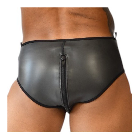 Slip en néoprène XRUB avec Zip intégral Noir