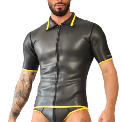 Polo en néoprène XRUB avec Zip Noir et jaune