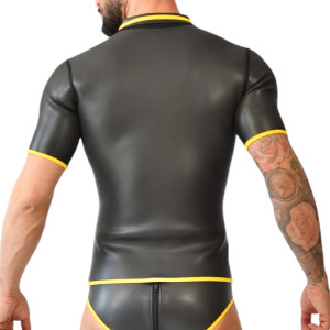 Polo en néoprène XRUB avec Zip Noir et jaune
