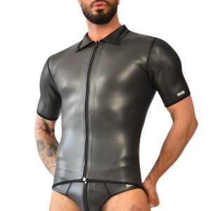 Polo avec zip XRUB Néoprène Noir
