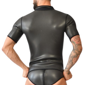 Polo avec zip XRUB Néoprène Noir
