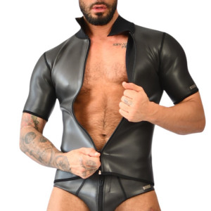 Polo avec zip XRUB Néoprène Noir