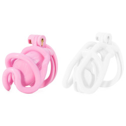 Cage de chasteté RAMMAK S Rose de 6 x 2.7 cm par CockLock