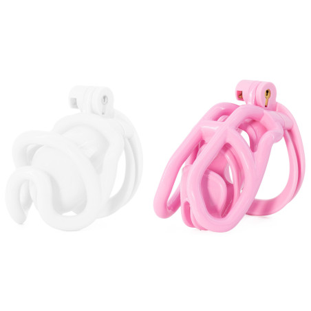 Cage de chasteté RAMMAK M Rose de 9.5 x 2 cm par CockLock