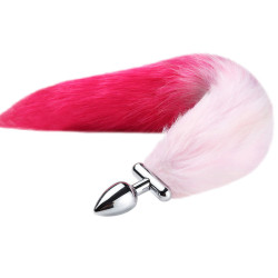 Plug queue de renard rose FOXY ROXY par Kinky Puppy 39cm