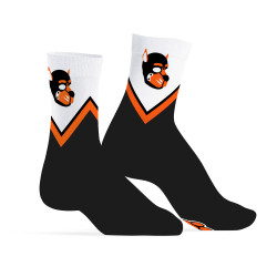 Chaussettes PUPPY HOOD Orange par Kinky Puppy Socks