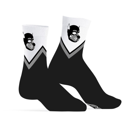Chaussettes PUPPY HOOD Grises par Kinky Puppy Socks