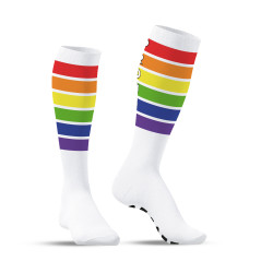 Chaussettes hautes PRIDE PROUD Blanches de SneakXX