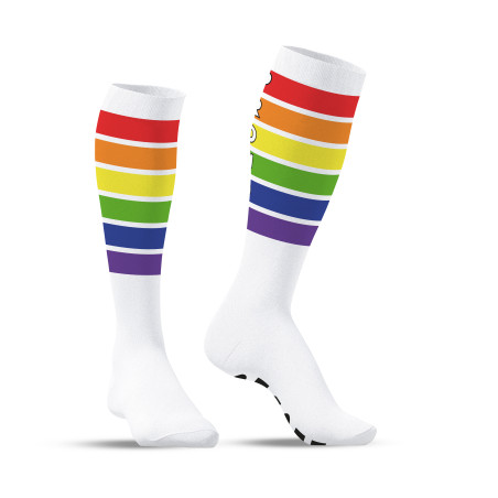 Chaussettes hautes PRIDE PROUD Blanches de SneakXX