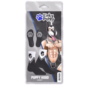 Chaussettes PUPPY HOOD Grises par Kinky Puppy Socks
