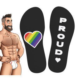 Chaussettes hautes PRIDE PROUD Noires de SneakXX 2