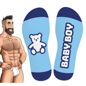Chaussettes hautes BABY BOY Bleues de SneakXX