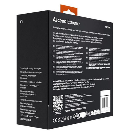 Gode Va-et-vient ASCEND EXTREME 12.5 x 5 cm de Nexus