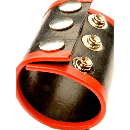 Ballstretcher gay de 65mm de large avec 3 pressions