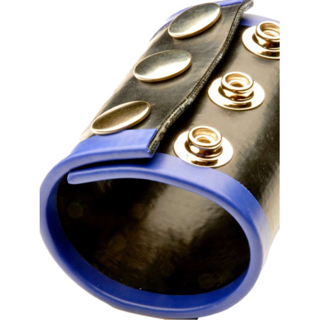 Ballstretcher large Fetish avec double rangée de 3 pressions