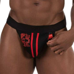 Jockstrap LET'S PLAY Noir-Rouge de Barcode Berlin
