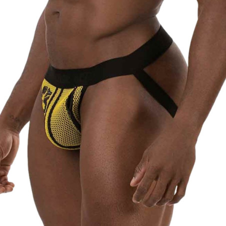 Jockstrap LET'S PLAY Jaune de Barcode Berlin