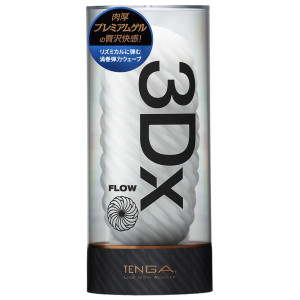 Masturbateur TENGA 3DX Flow de Tenga