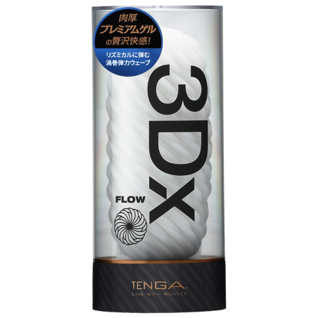 Masturbateur TENGA 3DX Flow de Tenga