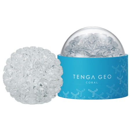 Masturbateur TENGA GEO Coral Transparent de Tenga