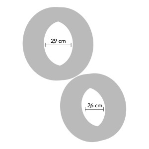 Lot de 2 Cockrings DOUBLE STACKERS de Hidden Desire