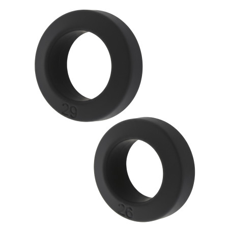 Lot de 2 Cockrings DOUBLE STACKERS de Hidden Desire