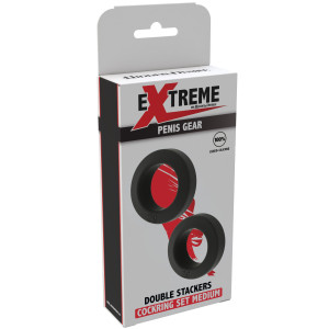 Lot de 2 Cockrings DOUBLE STACKERS de Hidden Desire