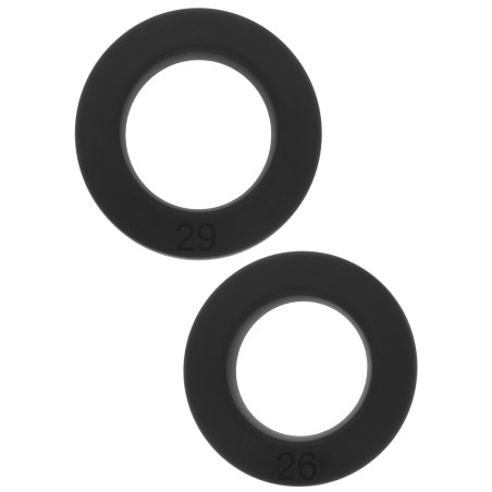 Lot de 2 Cockrings DOUBLE STACKERS de Hidden Desire