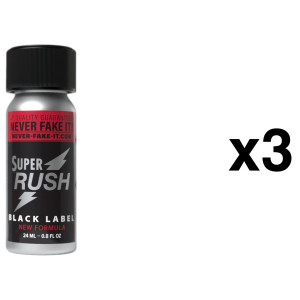 SUPER RUSH BLACK LABEL 24ml x3