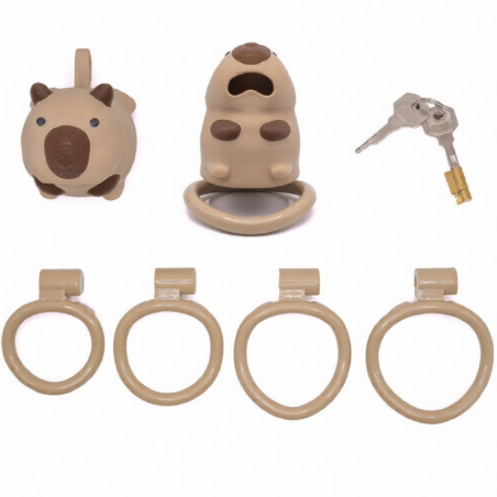 Cage de chasteté CAPYBARA M 7 x 3.5 cm par CockLock