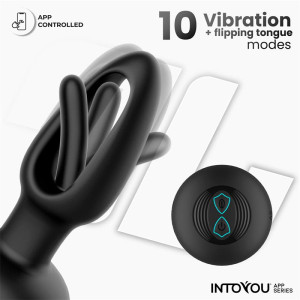 Plug anal vibrant connecté ZACK de INTOYOU