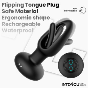 Plug anal vibrant connecté ZACK de INTOYOU