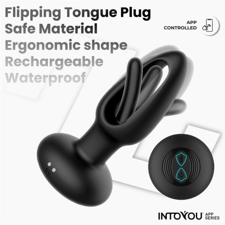 Plug anal vibrant connecté ZACK de INTOYOU