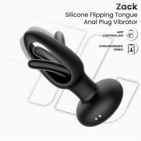 Plug anal vibrant connecté ZACK de INTOYOU