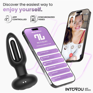 Plug anal vibrant connecté ZACK de INTOYOU