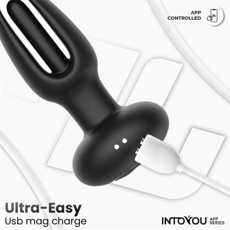 Plug anal vibrant connecté ZACK de INTOYOU
