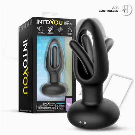 Plug anal vibrant connecté ZACK de INTOYOU