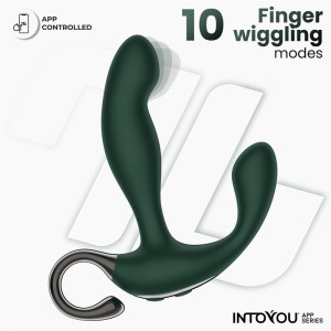 Stimulateur prostatique vibrant GREENY 10 x 2.5 cm par IntoYou