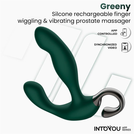 Stimulateur prostatique vibrant GREENY 10 x 2.5 cm par IntoYou