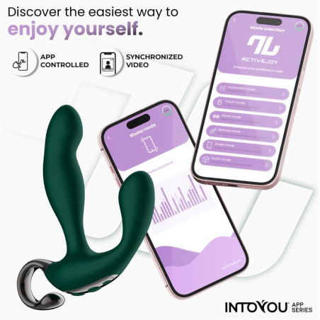 Stimulateur prostatique vibrant GREENY 10 x 2.5 cm par IntoYou