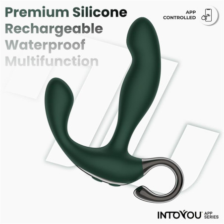 Stimulateur prostatique vibrant GREENY 10 x 2.5 cm par IntoYou