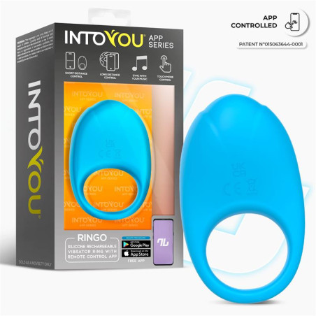 Cockring vibrant connecté RINGO de INTOYOU