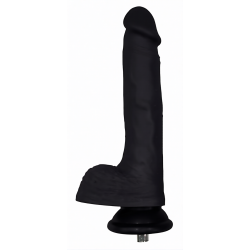 Embout Gode noir REALISTIC DICKER de FUKR