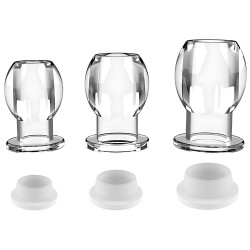 Plug Tunnel avec Bouchon HOLLOW STOP Transparent