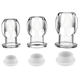 Plug Tunnel avec Bouchon HOLLOW STOP Transparent