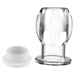 Plug Tunnel avec Bouchon HOLLOW STOP Transparent 2