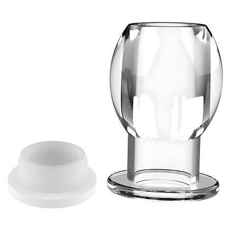 Plug Tunnel avec Bouchon HOLLOW STOP Transparent