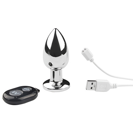 Plug vibrant en métal MASSTEEL S 7.8 x 2.7cm