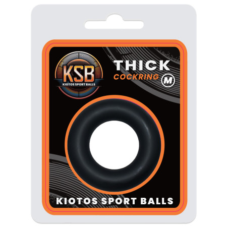 Cockring Silicone THICK M 32 mm Noir de KSB