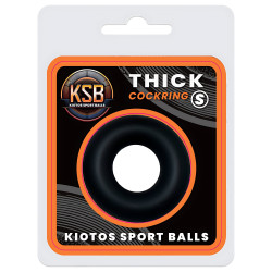 Cockring Silicone THICK S 21 mm Noir de KSB 2